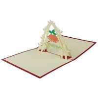 Handgemachte pop up weihnachtskarte - nr 7 von NORTHIX