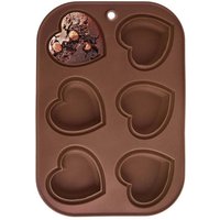 Herzformige silikonform zum backen von muffins von NORTHIX
