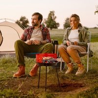 Holzkohlegrill mit stander und windschutz 37 cm Holzkohlegrill mit stander und windschutz 37 cm von NORTHIX