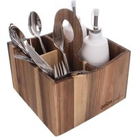 Holzständer für Besteck, Soßen und Gewürze HOLZ Holzständer für Besteck, Soßen und Gewürze HOLZ von NORTHIX