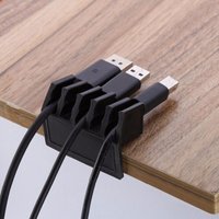 Kabelorganisatoren - schwarz - 5 Kabel Kabelorganisatoren - schwarz - 5 Kabel von NORTHIX