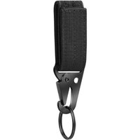 Karabinerhaken mit Schlüsselring - schwarz von NORTHIX