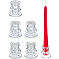 Kerzenhalter aus glas mit 6 stk Kerzenhalter aus glas mit 6 stk von NORTHIX