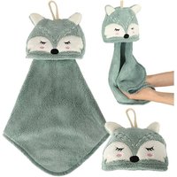 Northix - Kinderhandtuch fur den kindergarten 42x25cm blaufuchs 88394710 88394710 von NORTHIX