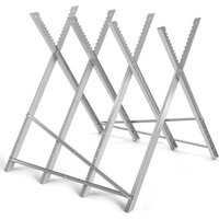 Klappbarer sagebock aus stahl 100 kg tragkraft tragbarer holzschneidestander von NORTHIX