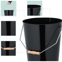 Kohleeimer mit henkel - kamin brennholz pellets von NORTHIX