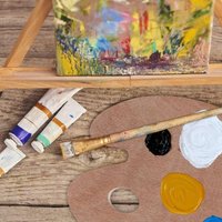 Kunstler mischpaletten aus holz 5er set von NORTHIX