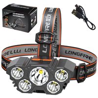 Led headlamp 5 leds motion sensor 4 light modes von NORTHIX