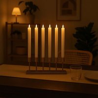 Led stabkerzen mit timer und fernbedienung 6er set Led stabkerzen mit timer und fernbedienung 6er set von NORTHIX