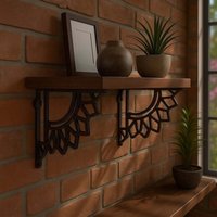 Mandala regalhalterungen aus gusseisen 2er set Mandala regalhalterungen aus gusseisen 2er set von NORTHIX