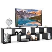 Modularer tv stander aus holz 3 teilig passend fur fernseher bis zu 65 zoll von NORTHIX