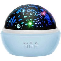 Nachttischlampe mit projektor - blau lp16858 Nachttischlampe mit projektor - blau lp16858 von NORTHIX