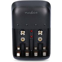 Northix - Nimh akku ladegerat aa aaa 12 9 v dc 05 a a erhaltungsladung euro typ c cee 716 akkutyp energie aa aaa e block schwarz von NORTHIX