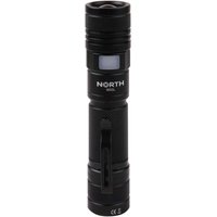 North Taschenlampe 950Lumen Zoom Schwarz Luftfahrtaluminium 10W Cree-LED (XML2) von NORTHIX