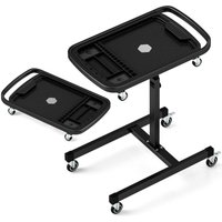 Northix - 2 in 1 rollbarer werkzeugtisch mit abnehmbarem fach hohenverstellbarer arbeitstisch 88306127 von NORTHIX