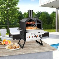 Northix - 2 lagigem pizza ofen mit grillrost pizzastein pizzaschaufel wasserdichter abdeckung von NORTHIX