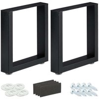 Northix - 2er-Set Tischläufer schwarz von NORTHIX