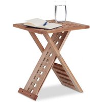 Northix - Beistelltisch walnuss klappbar 8831213 von NORTHIX