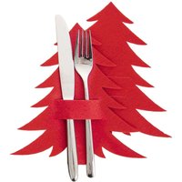 Northix - Christmas cutlery case in red felt - 2 christmas tree shaped sets 88325597 88325597 Northix - Christmas cutlery case in red felt - 2 christmas tree shaped sets 88325597 88325597 von NORTHIX