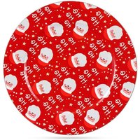 Northix - Christmas red round placemat 33 cm with santa motif 88325095 88325095 Northix - Christmas red round placemat 33 cm with santa motif 88325095 88325095 von NORTHIX