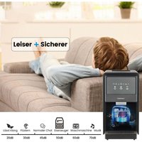 Northix - Eiswürfelmaschine Selbst Dosierender Theken Nugget Eisbereiter max. 27 kg/24H LED-Blaulicht 51 x 31 x 55 cm von NORTHIX