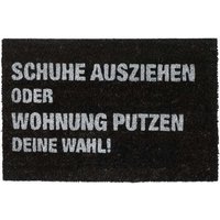 Northix - Fußmatte Kokos "Wohnung putzen". von NORTHIX