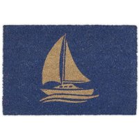 Northix - Fußmatte aus Kokosfaser in Segelbootblau Northix - Fußmatte aus Kokosfaser in Segelbootblau von NORTHIX