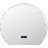 Northix - Halbrunder badezimmerspiegel mit 3 farbigen led leuchten dimmbarer kosmetikspiegel Northix - Halbrunder badezimmerspiegel mit 3 farbigen led leuchten dimmbarer kosmetikspiegel von NORTHIX