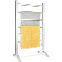 Northix - Handtuchhalter multifunktionaler elektrischer handtuchwarmer mit 6 stangen silbern Northix - Handtuchhalter multifunktionaler elektrischer handtuchwarmer mit 6 stangen silbern von NORTHIX