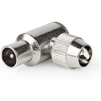 Northix - Iec stecker koax 90 abgewinkelt mannlich vernickelt 75 ohm schraube kabeleingangsdurchmesser 70 mm metall silber 2 stuck kasten Northix - Iec stecker koax 90 abgewinkelt mannlich vernickelt 75 ohm schraube kabeleingangsdurchmesser 70 mm metall silber 2 stuck kasten von NORTHIX