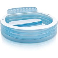 Northix - Aufblasbarer pool mit bank 229 x 218 x 79 cm intex 57190 von NORTHIX