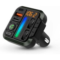 Northix - Kfz audio fm transmitter fest freisprechend 1 - amber screen bluetooth pd 18 w pd 24 w schnellladung bass boost google assistant siri von NORTHIX