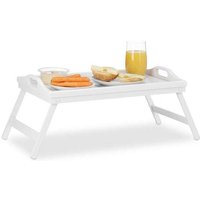 Northix - Klappbares Betttablett weiß von NORTHIX