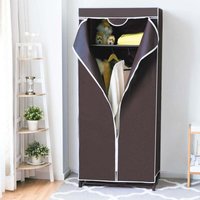 Northix - Kleiderschrank textilschrank garderobenschrank stoffschrank mit kleiderstange 75x50x170cm von NORTHIX