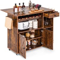 Northix - Kuchenwagen auf rollen servierwagen mit klappbarer arbeitsplatte 121 x 68 x 88 cm rustikales braun 88305504 88305504 88305504 88305504 Northix - Kuchenwagen auf rollen servierwagen mit klappbarer arbeitsplatte 121 x 68 x 88 cm rustikales braun 88305504 88305504 88305504 88305504 von NORTHIX