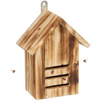 Northix - Marienkaferhaus aus geflammter fichte 88308875 88308875 von NORTHIX