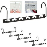 Platzsparende kleiderbugel 6 stuck schwarz Platzsparende kleiderbugel 6 stuck schwarz von NORTHIX