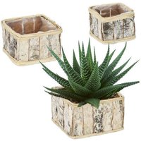 Rechteckiger blumentopf - 3er set 8830 Rechteckiger blumentopf - 3er set 8830 von NORTHIX