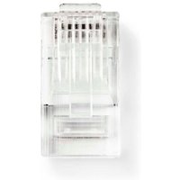 Northix - Rj45 stecker mannlich verseilte utp cat5 gerade vergoldet 10 stk pvc transparent schachtel Northix - Rj45 stecker mannlich verseilte utp cat5 gerade vergoldet 10 stk pvc transparent schachtel von NORTHIX