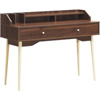 Northix - Schreibtisch computertisch mit schublade burotisch aus massivholz pc arbeitsplatz konsolentisch braun Northix - Schreibtisch computertisch mit schublade burotisch aus massivholz pc arbeitsplatz konsolentisch braun von NORTHIX