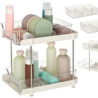 Northix - Schreibtisch organizer fur kuche badezimmer acryl zweistockig 883 von NORTHIX