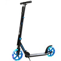 Northix - Scooter roller klappbar tretroller hohenverstellbar 100kg tragkraft kickroller mit 2 led rader blau von NORTHIX