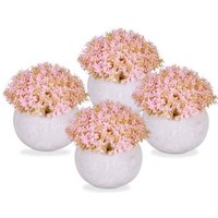 Northix - Set mit 4 künstlichen Blumen im Topf von NORTHIX