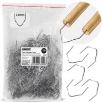 Northix - Staples for a plastic welding machine 100 pcs type d humberg 88323653 88323653 von NORTHIX