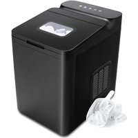 Northix - Theken-Eismaschine Eiswürfelmaschine Tisch Eiswürfelzubereiter 22,5 x 32 x 32,5 cm Schwarz von NORTHIX
