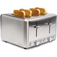 Northix - Toaster 4 Scheiben 1000W BR420 Edelstahl von NORTHIX