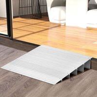 Northix - Turschwellenrampe 13 cm hohe einstiegsrampe mit verstellbarem aluminiumrahmen rutschfester zugangsrampe von NORTHIX