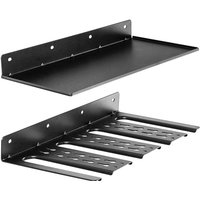 Northix - Werkzeugregal wandregal mit 4 schlitzen 36 bohrlochern werkzeug organizer werkzeughalter 88303653 88303653 von NORTHIX