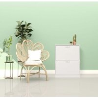 Platzsparender weier schuhschrank mit verstellbaren regalen Platzsparender weier schuhschrank mit verstellbaren regalen von NORTHIX