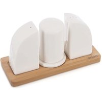 Salz- und Pfefferset, Porzellan, 4-teilig, Salzstreuer + Pfefferstreuer, WHITELINE ORION 152377 von NORTHIX